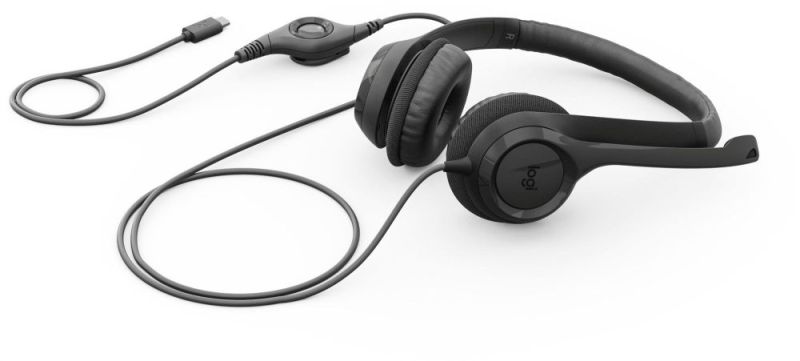 Гарнитура Logitech H390 USB-C Midnight Black (981-001576)