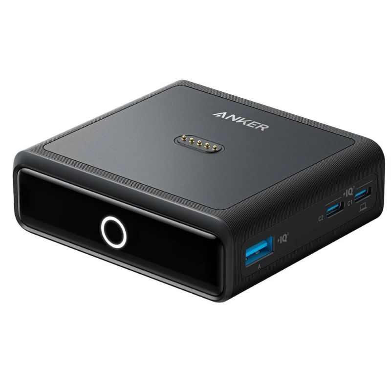 Сетевое зарядное устройство Anker Prime 100W, 2xUSB-C, 1xUSB-A, Pogo pin Black (A1902311)