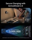 Сетевое зарядное устройство Anker PowerPort GaNPrime 100W 2xUSB Type-C, USB Type-A Silver (A2688341)