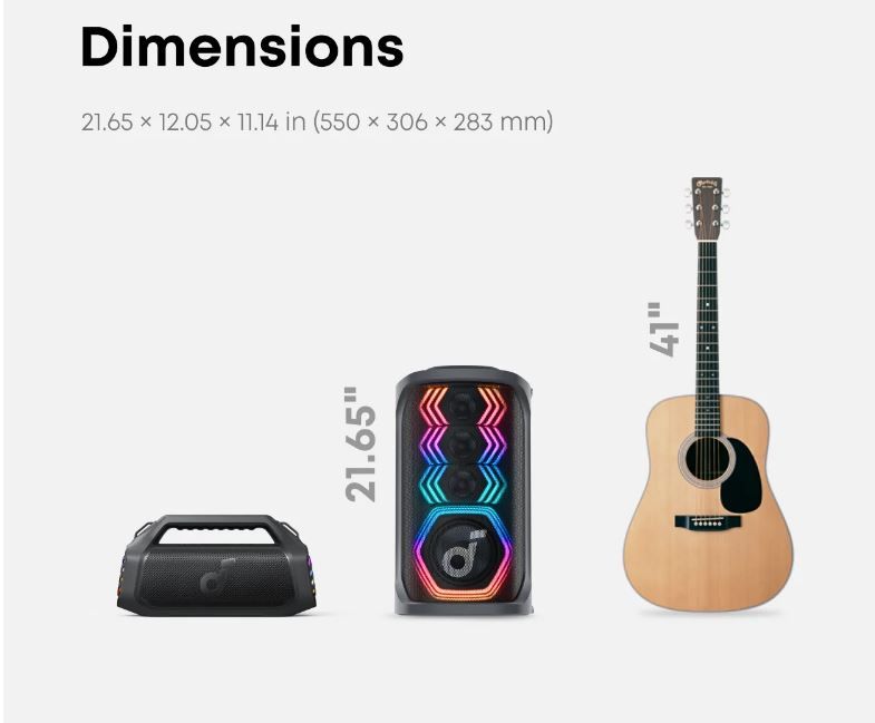 Акустическая система Anker SoundCore Rave 3S Black (A31A3012)