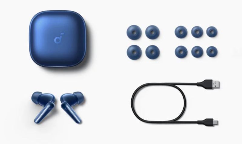 Bluetooth-гарнітура Anker SoundCore Liberty 5 ANC Blue (A3957G31)