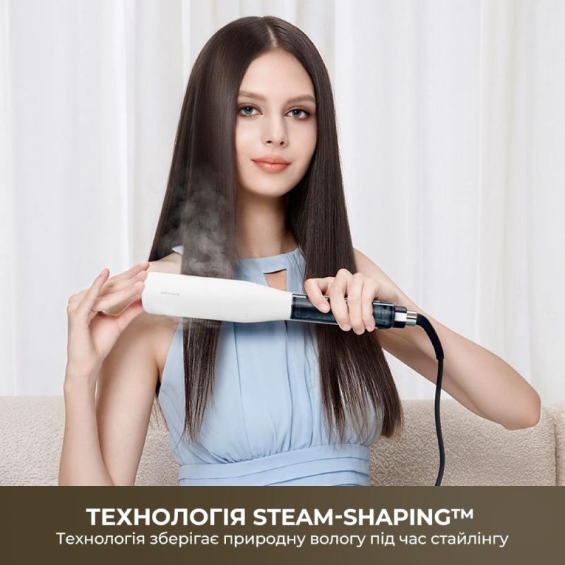 Утюжок (выпрямитель) для волос Dreame AuraSteam Straight White (AA01A)