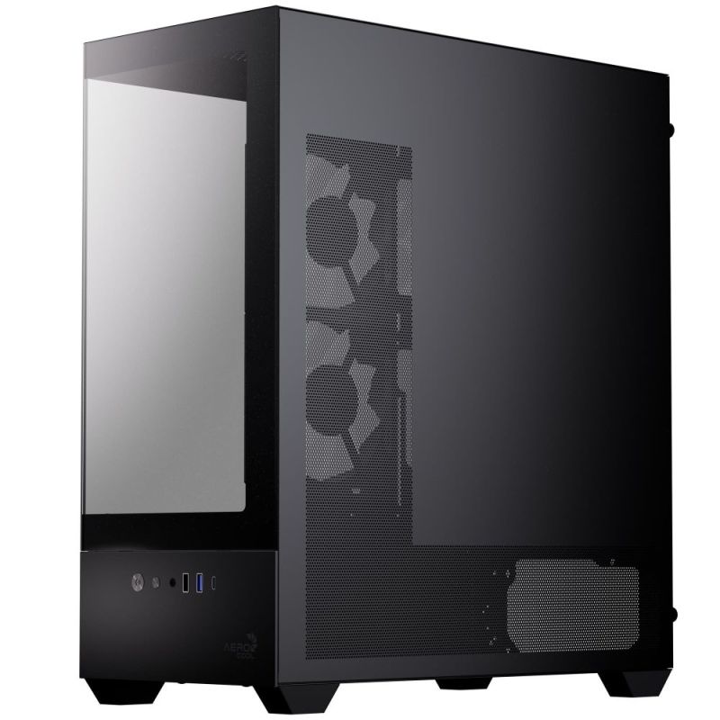 Корпус AeroCool P500D Digi-G-BK-v1 Black (ACCM-PN07033.11)