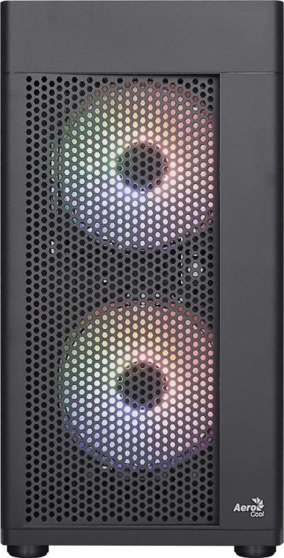 Корпус AeroCool Hexform-G-BK-v2 Black без БП (ACCS-PV38033.11)