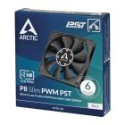 Вентилятор Arctic P8 Slim PWM PST Black (ACFAN00295A)