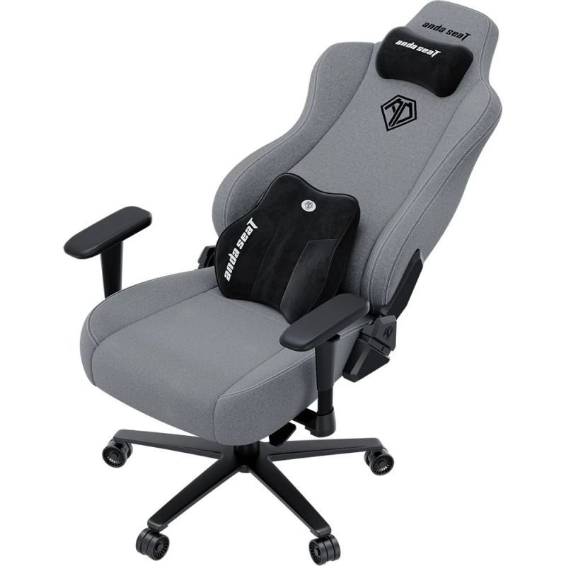 Крісло для геймерів Anda Seat Novis Plus Size XL Fabric Grey (AD23YC-XL-01-G-F-G04)