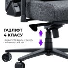 Крісло для геймерів Anda Seat Novis Plus Size XL Fabric Grey (AD23YC-XL-01-G-F-G04)