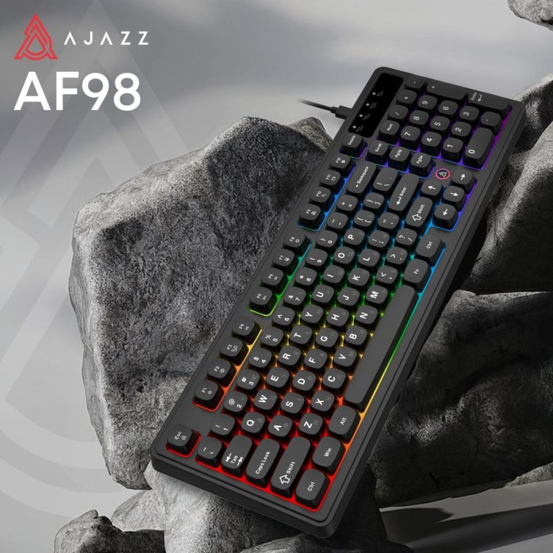 Клавіатура Ajazz AF98 Black USB-C Black (AF98-B)