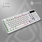 Клавиатура Ajazz AF98 Black USB-C White (AF98-W)