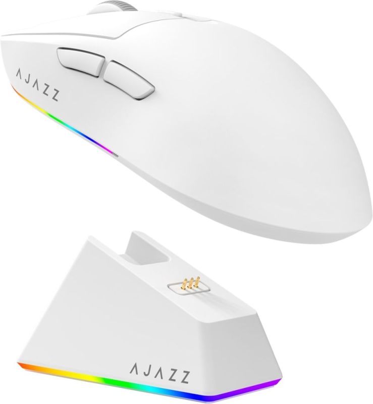 Мышь беспроводная Ajazz AJ139 V2 White (AJ139-V2-MC-W)