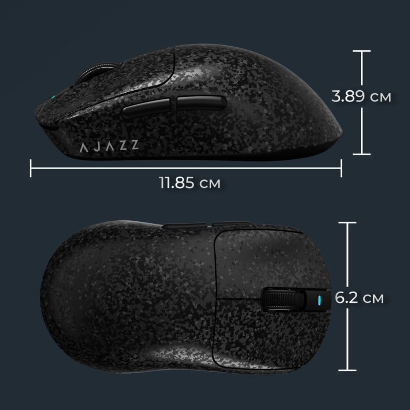 Миша бездротова Ajazz AJ199 Black (AJ199-B)