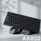 Клавіатура Ajazz AK820 Red Switch Black USB-C (AK820-R-B)