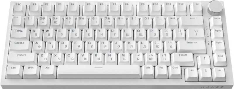Клавіатура Ajazz AK820 Red Switch White USB-C (AK820-R-W)