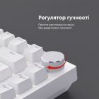 Клавіатура Ajazz AK820 Red Switch White USB-C (AK820-R-W)