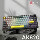 Клавіатура Ajazz AK820 Sea Salt Switch Black USB-C (AK820-SS-BGY)