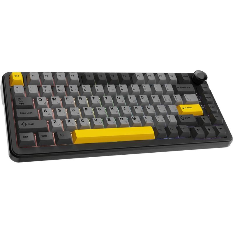 Клавіатура бездротова Ajazz AK820 Max Plus Day Dream Switch Black (AK820MAX-DD-BGY)