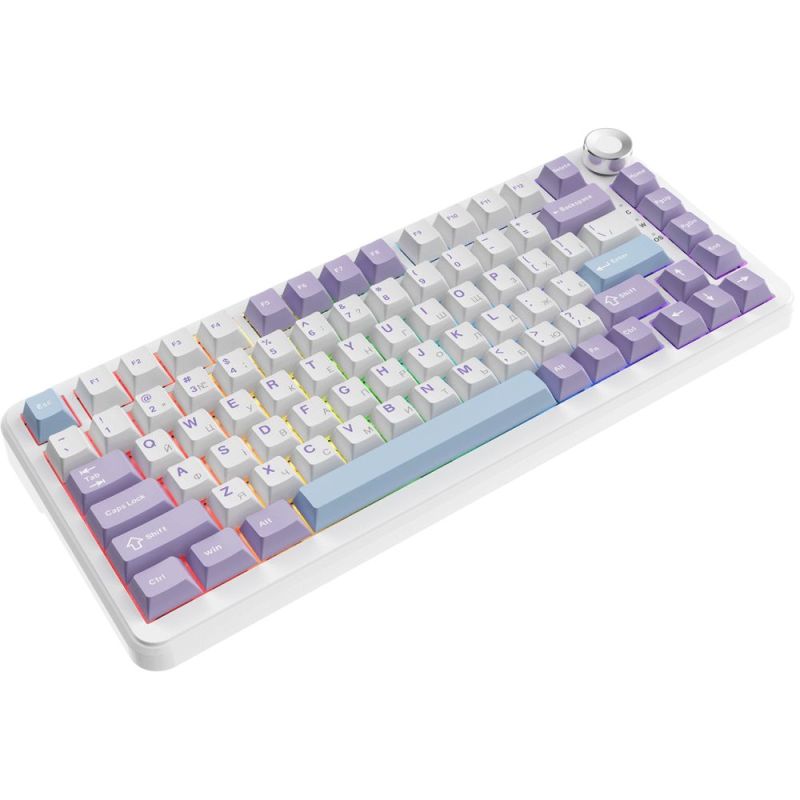 Клавіатура Ajazz AK820 Max Magnetic Switch White (AK820MAX-WM-PWB)