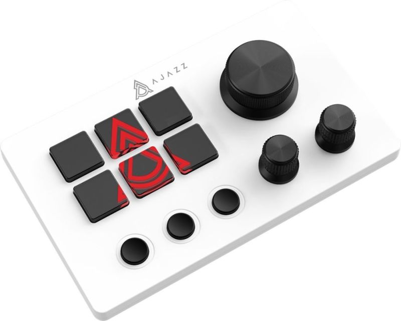Контроллер для стриминга Ajazz AKP03E USB White (AKP03E-W)