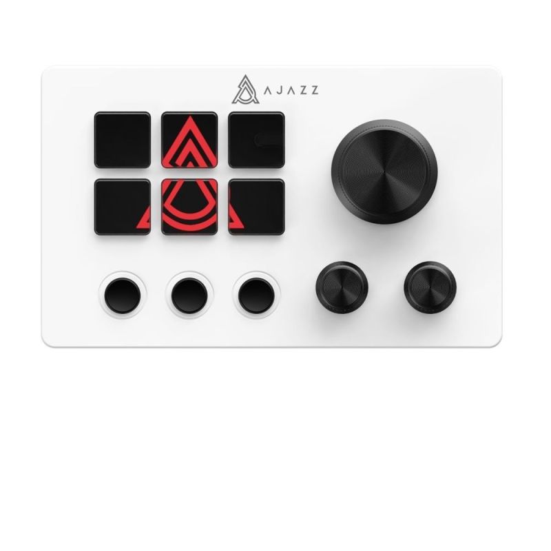 Контроллер для стриминга Ajazz AKP03E USB White (AKP03E-W)