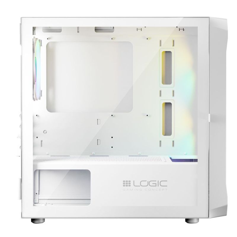 Корпус LogicConcept Portos ARGB Mini White без БЖ (AM-PORTOS-20-0000000-0002)
