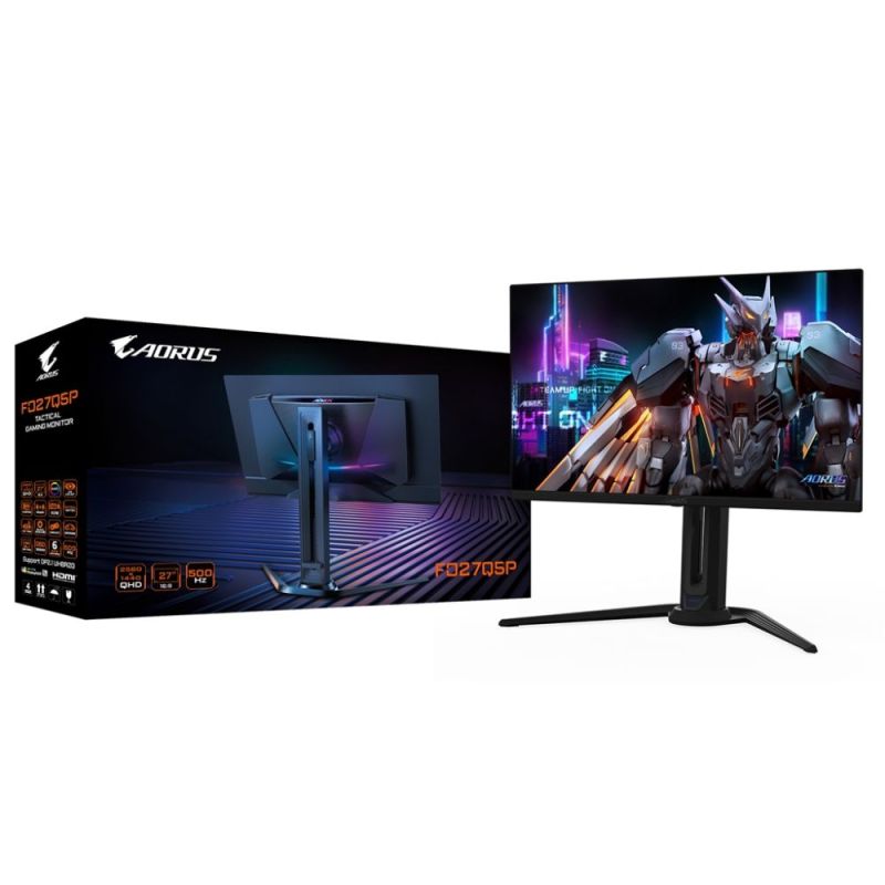 Монітор Gigabyte 27" Aorus QD-OLED Black 500Hz (FO27Q5P)