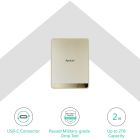 Накопитель внешний SSD 512GB Apacer AS724 Cream (AP512GAS724C-1)