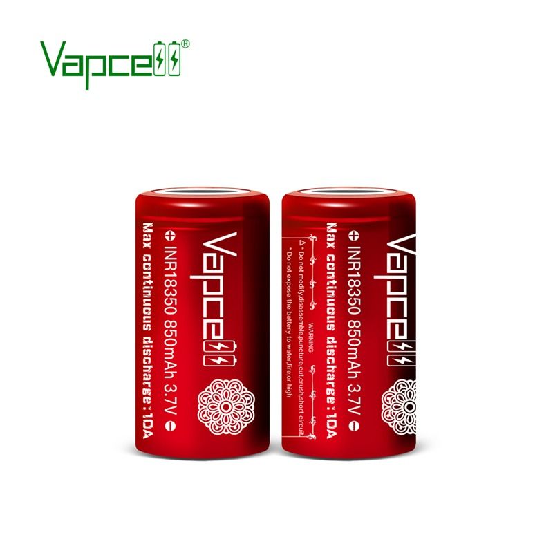 Акумулятор Vapcell 18350 Li-Ion 850mAh 1шт (Vapcell INR18350 850mAh)