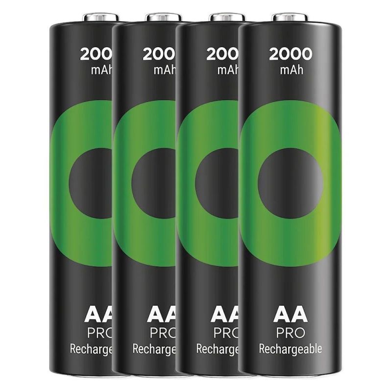 Аккумуляторы GP Recyko Pro AA/HR06 NI-MH 2000 mAh BL 4 шт (GP210AAHCBR21-2TLB4)
