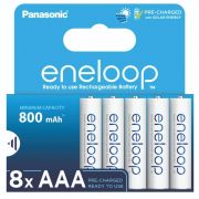 Акумулятори Panasonic Eneloop AAA/HR03 NI-MH 800 mAh BL 8 шт  (BK-4MCDE/8HH)