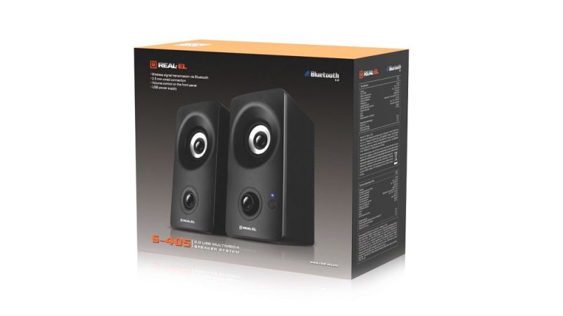 Акустична система REAL-EL S-405 Black (EL121100016)