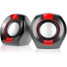 Акустическая система REAL-EL S-50 Black/Red (EL121100008)