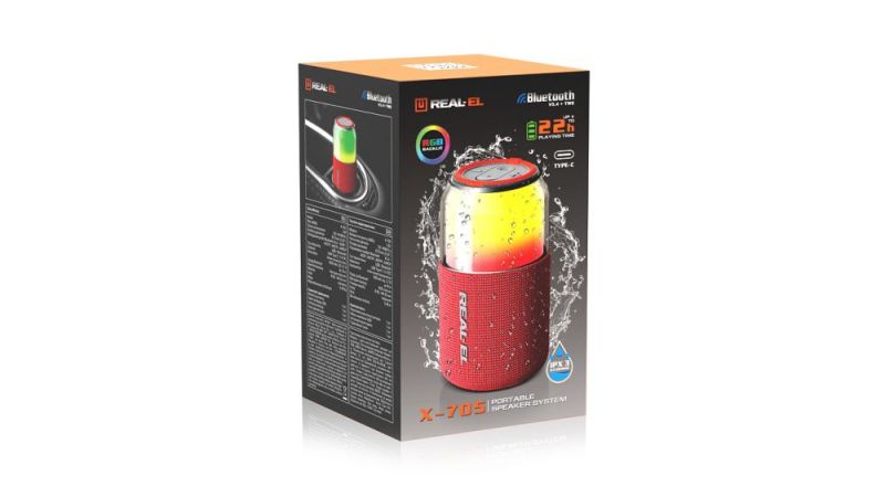 Акустична система REAL-EL X-705 Red (EL121600025)