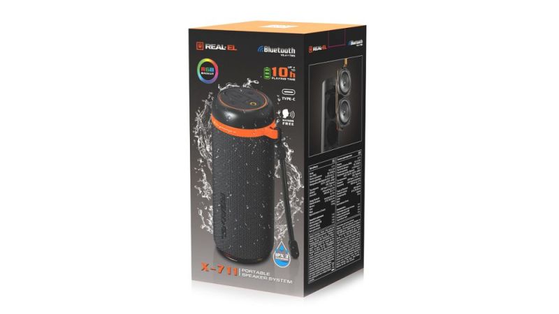 Акустична система REAL-EL X-711 Black (EL121600026)