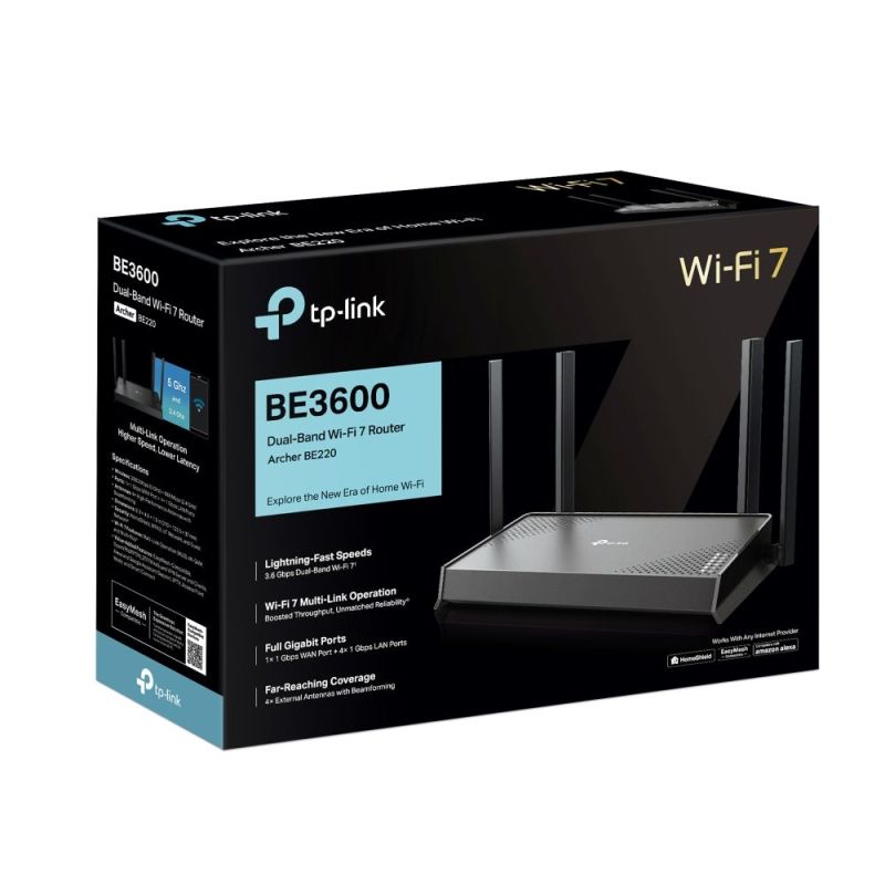 Бездротовий маршрутизатор TP-Link (Archer BE220)