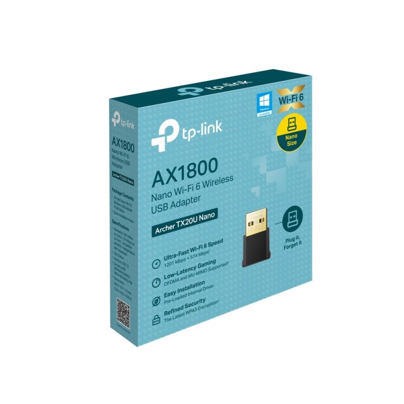 Беспроводной адаптер TP-Link (Archer TX20U Nano)