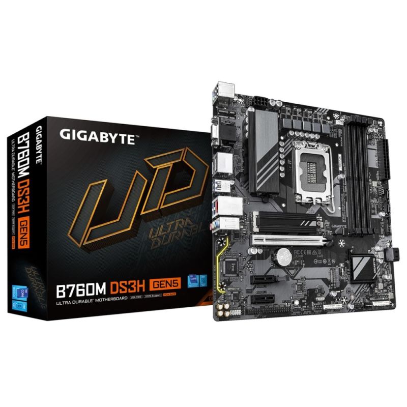 Материнська плата Gigabyte B760M DS3H Gen5 Socket 1700 (B760M DS3H GEN5)