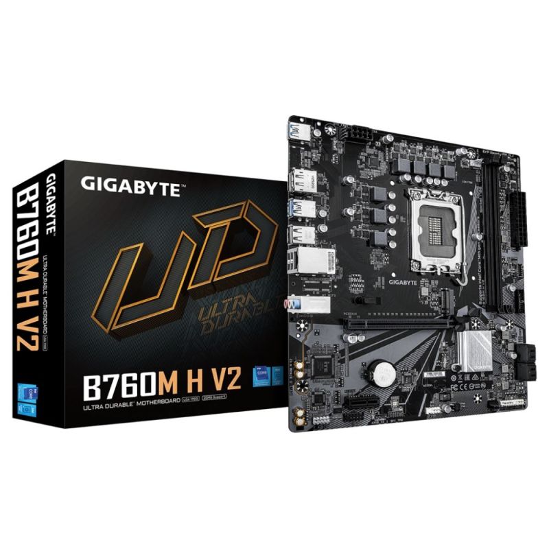 Материнська плата Gigabyte Socket 1700 (B760M H V2)