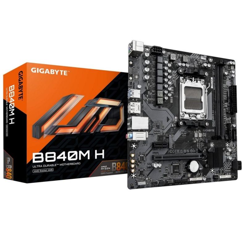 Материнська плата Gigabyte Socket AM5 (B840M H)