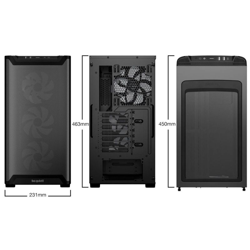 Корпус be quiet! Pure Base 501 LX Black (BGW78)