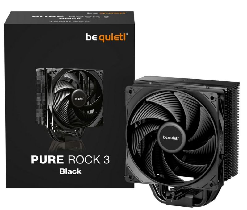 Кулер процесорний be quiet! Pure Rock 3 Black (BK039)