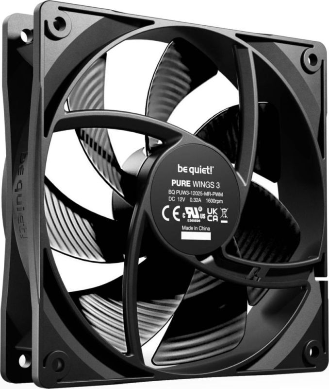 Вентилятор be quiet! Pure Wings 3 120mm PWM Black (BL105)