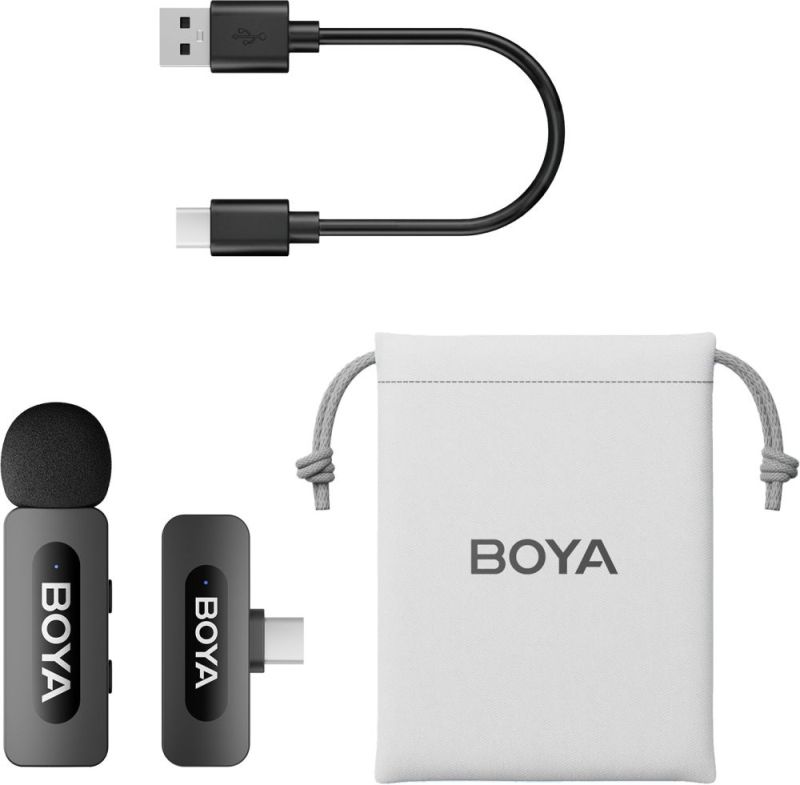 Мікрофон BOYA Type-C Black (BY-V10)