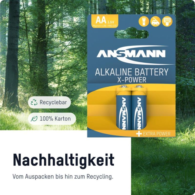Батарейка Ansmann X-Power AA/LR06 BL 4шт (5015663)