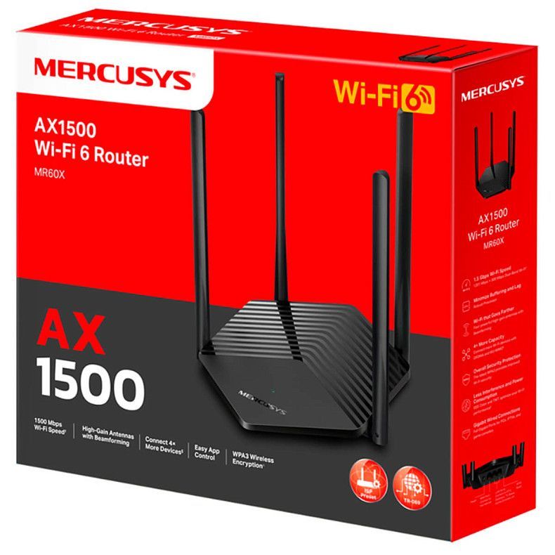 Беспроводной маршрутизатор Mercusys (MR60X)