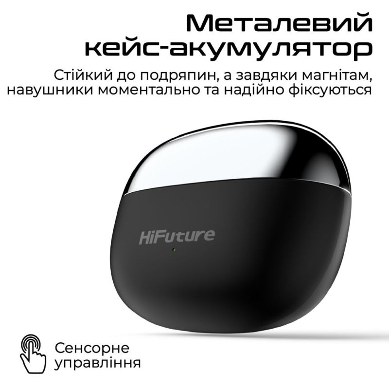 Bluetooth-гарнітура HiFuture Flexclip Black (flexclip.black)