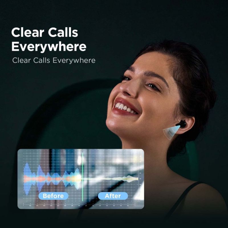 Bluetooth-гарнитура Omthing AirFree Buds (EO009 Black)