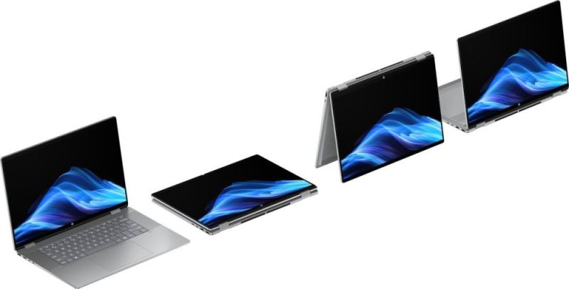 Ноутбук HP OmniBook X Flip 16-ar0009ua Gray (D16J2EA)