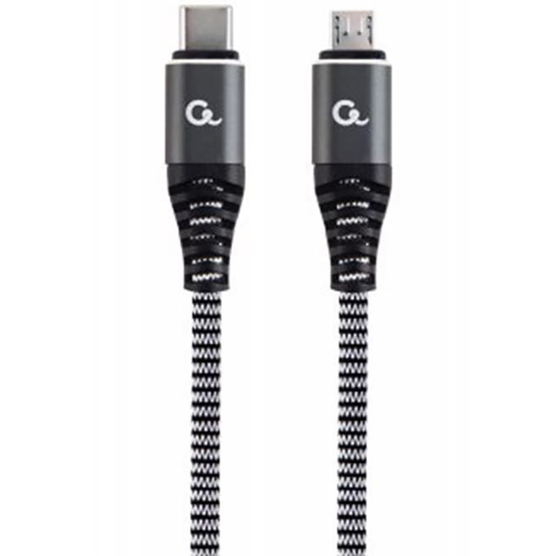 Кабель Cablexpert USB Type-C - micro USB  (M/M), 1.5 м, Grey (CC-USB2B-CMMBM-1.5M)
