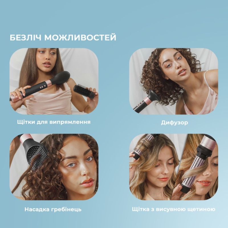Стайлер Cecotec Bamba CeramicCare 14in1 AirGlam Black (CCTC-00251)