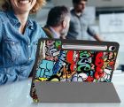 Чехол-книжка BeCover Flexible TPU Mate для Samsung Galaxy Tab S9 (SM-X710/SM-X716)/S9 FE (SM-X510/SM-X516B) Graffiti (712534)